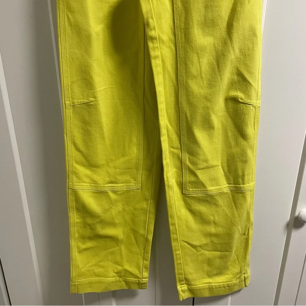Wilfred Le Fou Iven Pant Neon Denim Jean Carpenter Cargo Utility Long Longline - Picture 5 of 6